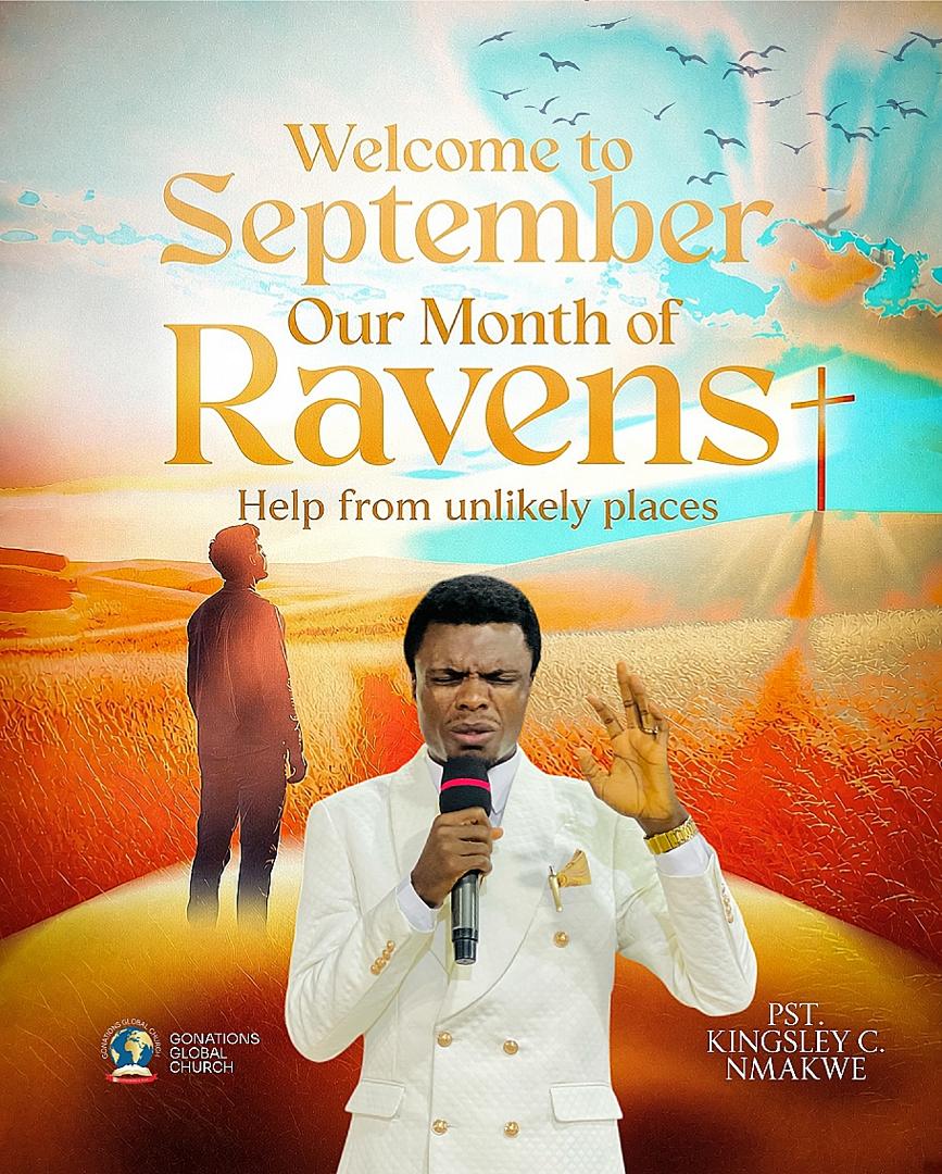 WELCOME TO SEPTEMBER: OUR MONTH OF RAVENS <BR> (help from unlikely places)
